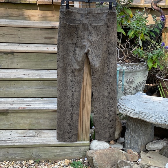 FATE High Rise Snake Print Pants Style FC-518 Size Small - Picture 12 of 15